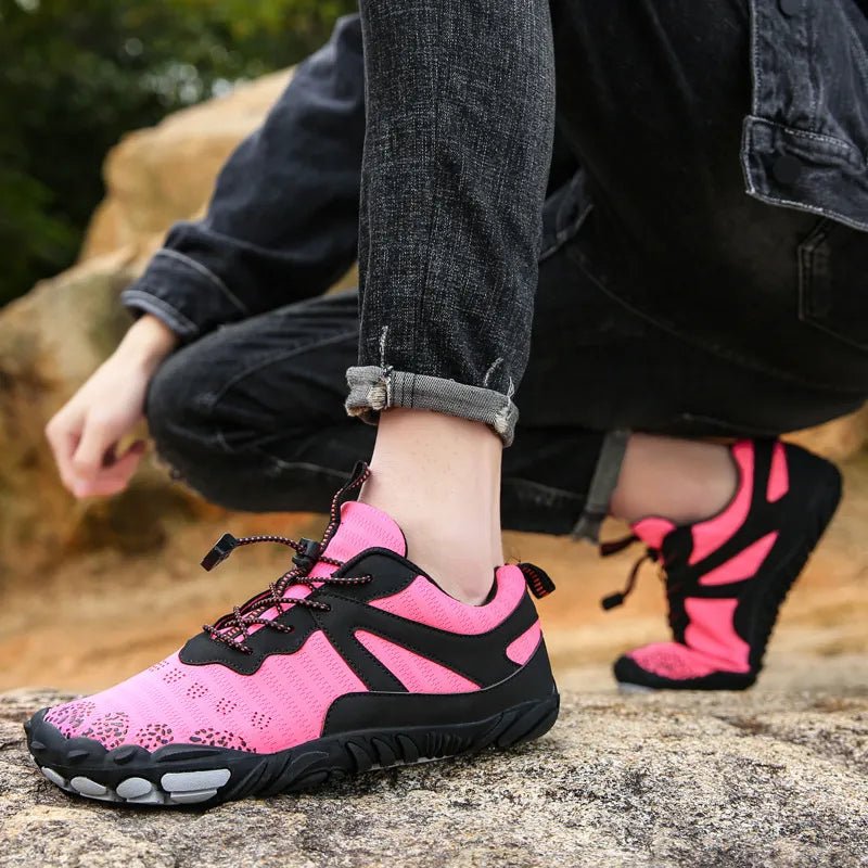 Elastic Lock Laces Mesh Contrast Breathable Athletic - Outdoors & Sports Tinker Time