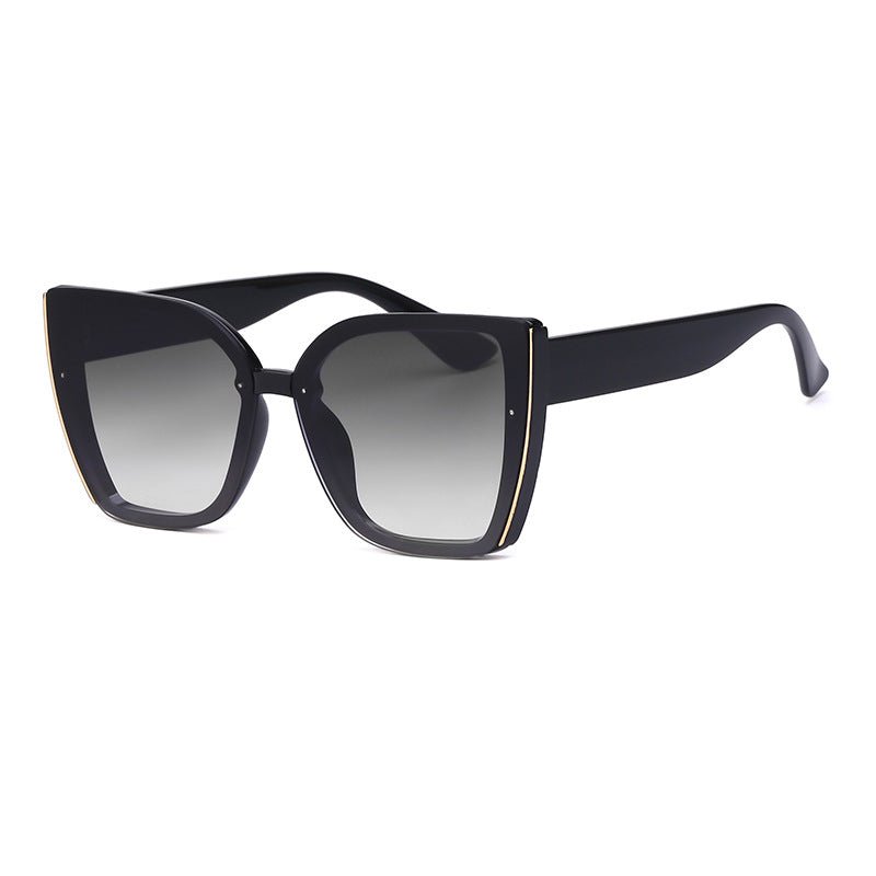 Fashion Cat-Eye Oversized Sunglasses for Women, UV Protection Trendy Sunglasses - Outdoors & Sports Tinker Time