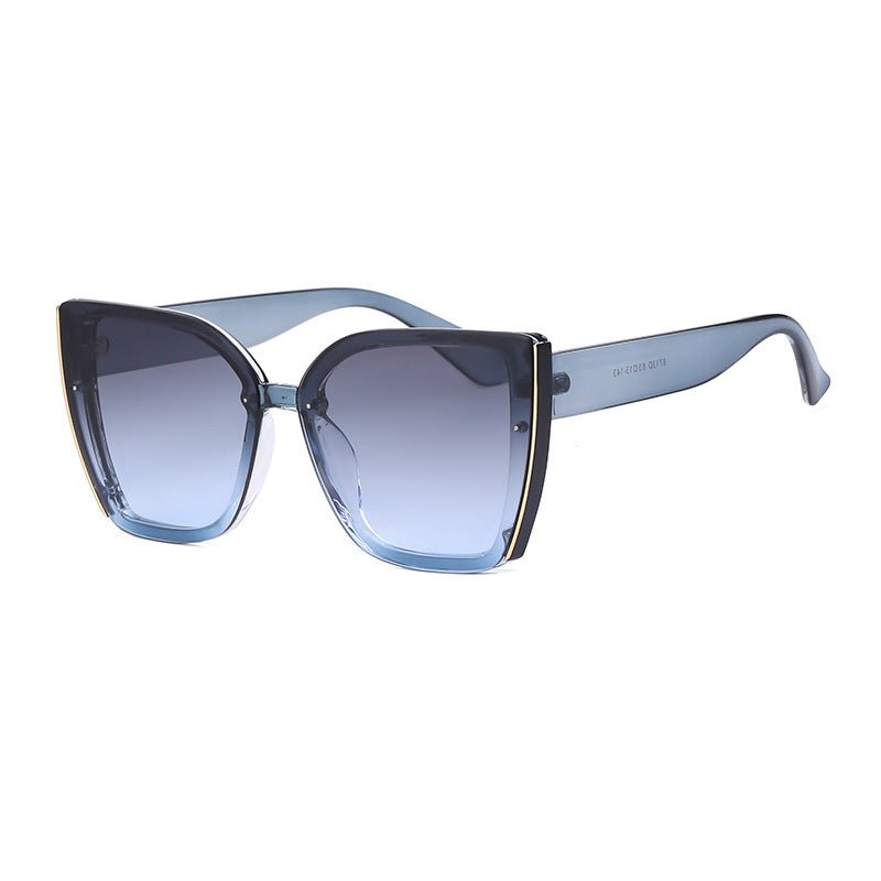 Fashion Cat-Eye Oversized Sunglasses for Women, UV Protection Trendy Sunglasses - Outdoors & Sports Tinker Time