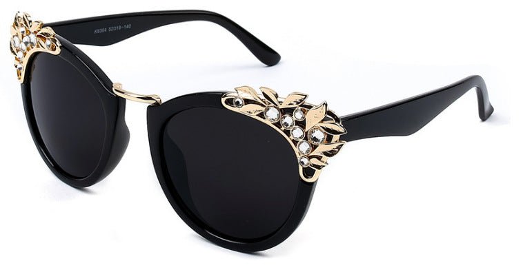 Fashion Luxury Rhinestone Cat Eye Sunglasses Women Brand Designer Mirror Lens Eyewear Men Sun Glasses Shades UV400 Oculos - Outdoors & Sports Tinker Time