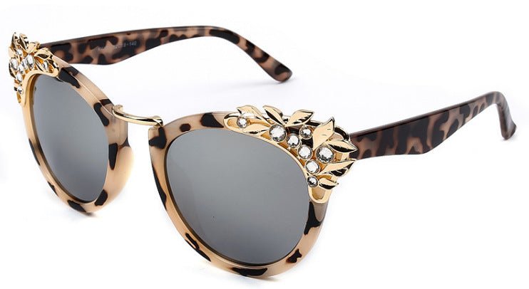 Fashion Luxury Rhinestone Cat Eye Sunglasses Women Brand Designer Mirror Lens Eyewear Men Sun Glasses Shades UV400 Oculos - Outdoors & Sports Tinker Time