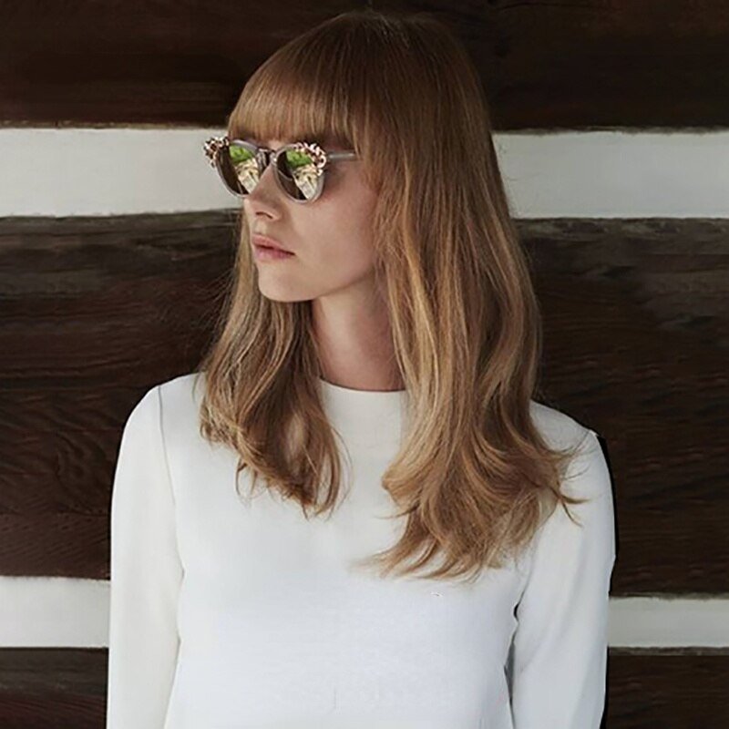 Fashion Luxury Rhinestone Cat Eye Sunglasses Women Brand Designer Mirror Lens Eyewear Men Sun Glasses Shades UV400 Oculos - Outdoors & Sports Tinker Time