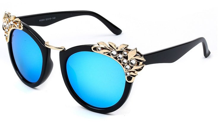 Fashion Luxury Rhinestone Cat Eye Sunglasses Women Brand Designer Mirror Lens Eyewear Men Sun Glasses Shades UV400 Oculos - Outdoors & Sports Tinker Time