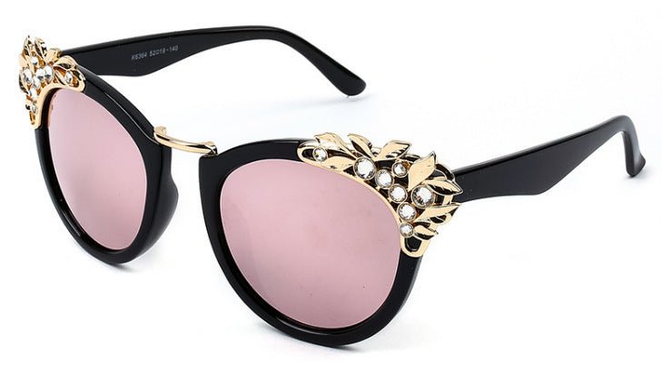 Fashion Luxury Rhinestone Cat Eye Sunglasses Women Brand Designer Mirror Lens Eyewear Men Sun Glasses Shades UV400 Oculos - Outdoors & Sports Tinker Time