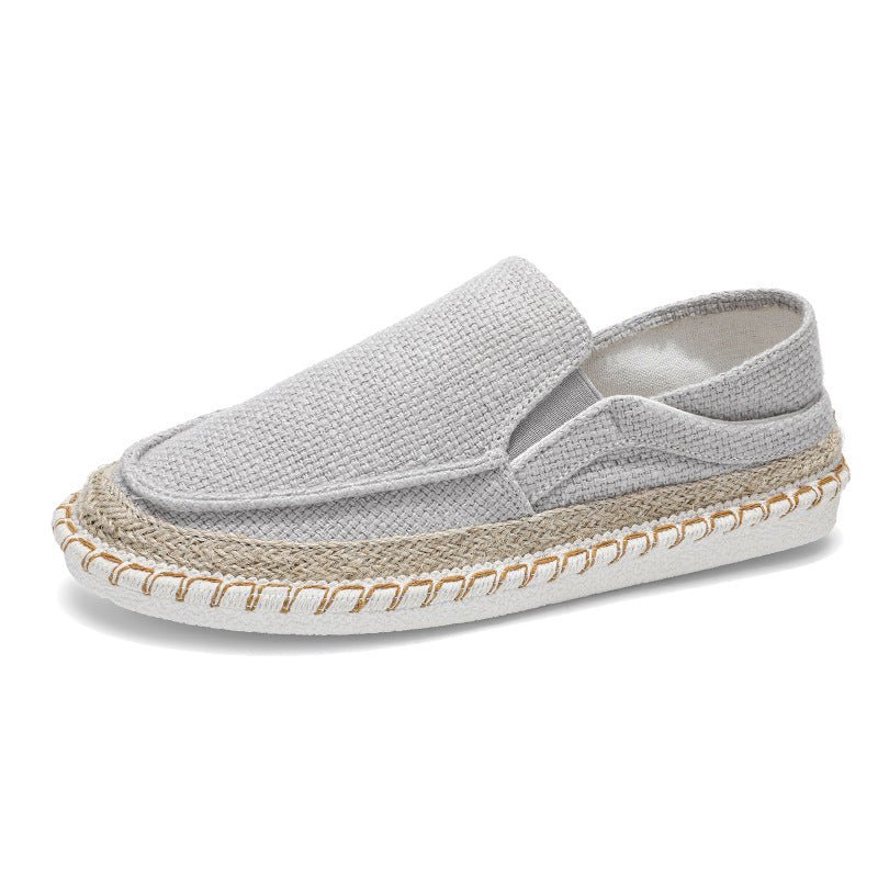 Fisherman Shoes Men's Breathable Cloth Shoes Hanfu Shoes Men's Casual Slip-On Loafers Driving Old Beijing Cloth Shoes - Outdoors & Sports Tinker Time