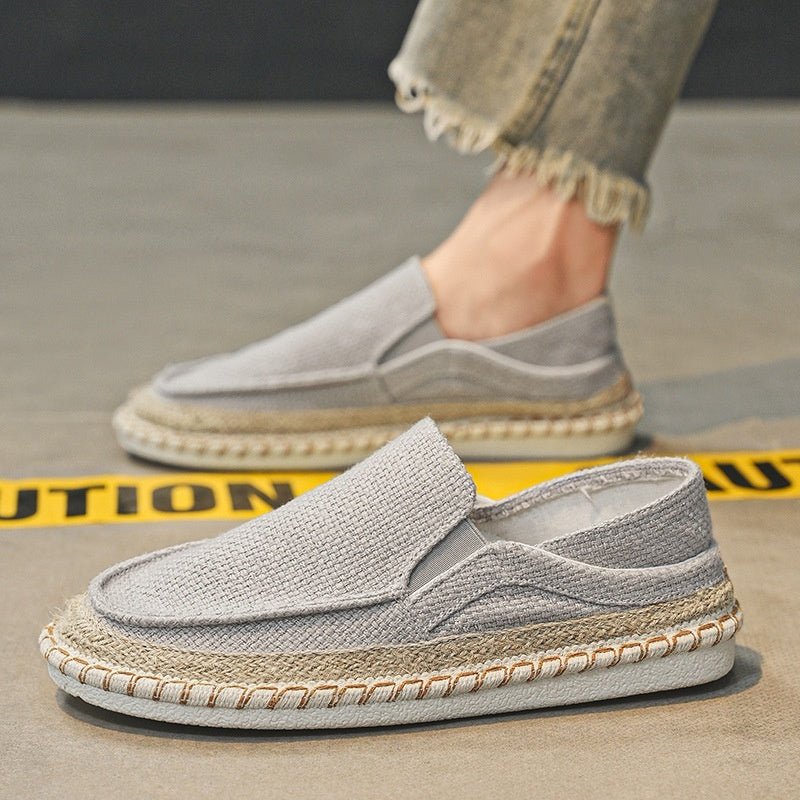 Fisherman Shoes Men's Breathable Cloth Shoes Hanfu Shoes Men's Casual Slip-On Loafers Driving Old Beijing Cloth Shoes - Outdoors & Sports Tinker Time