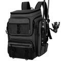 Fishing Backpack with Rod Holder, Tackle Organizer Box & Hiking Storage - Outdoors & Sports Tinker Time