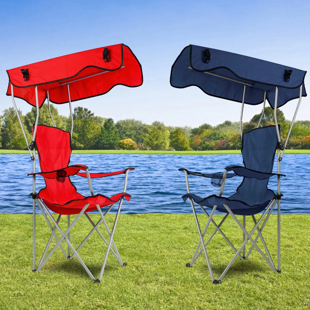 Foldable Beach Canopy Chair - Outdoors & Sports Tinker Time