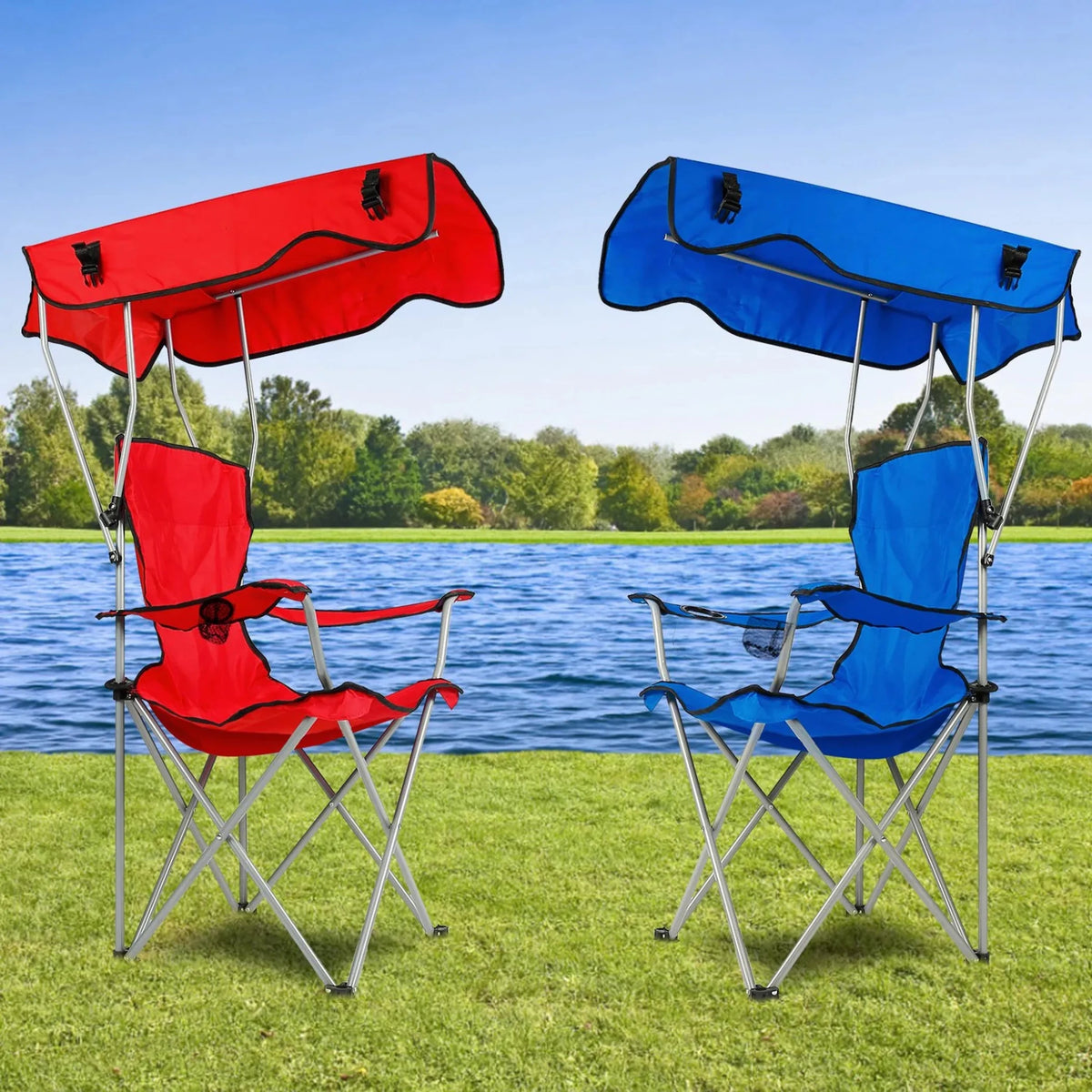 Foldable Beach Canopy Chair - Outdoors & Sports Tinker Time