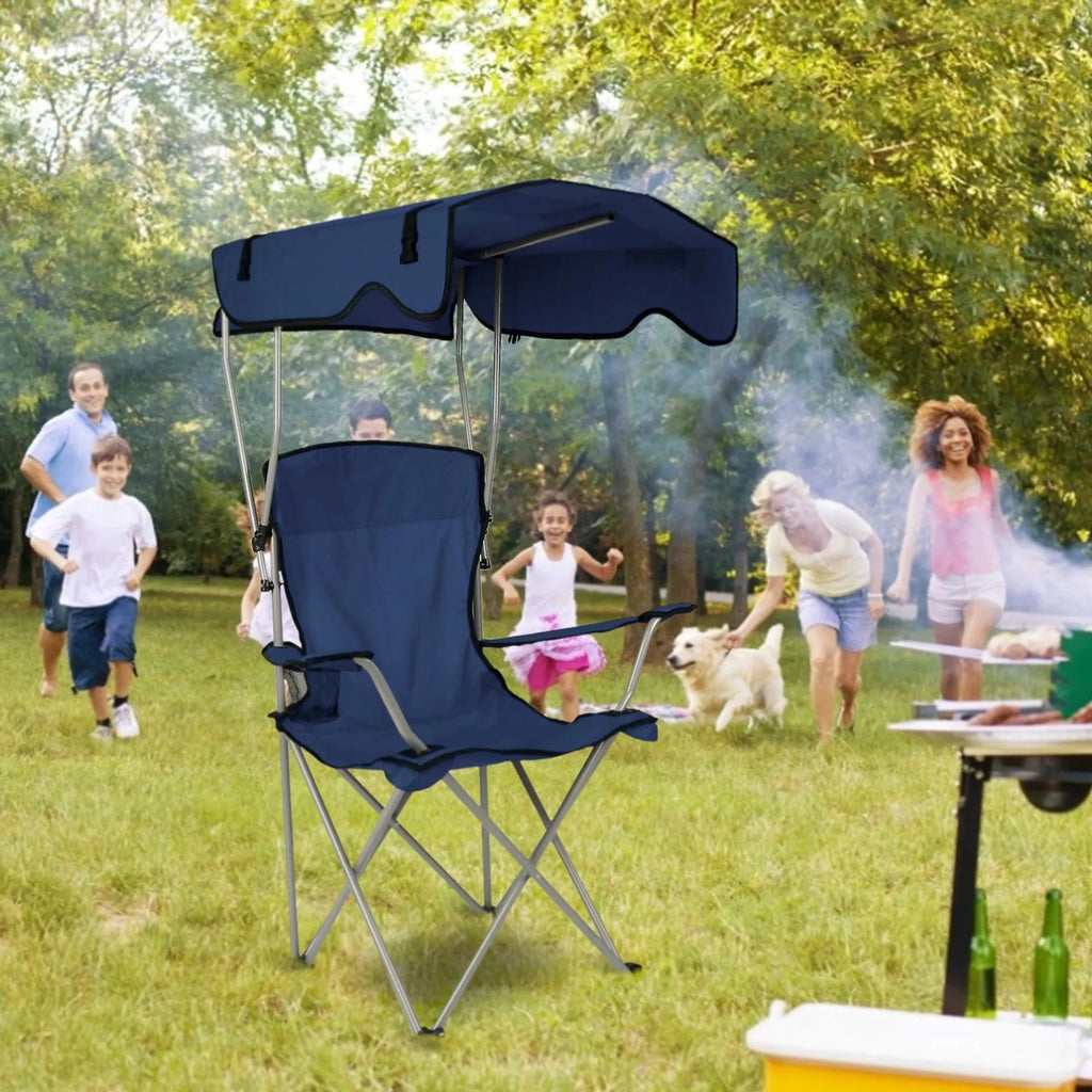 Foldable Beach Canopy Chair - Outdoors & Sports Tinker Time