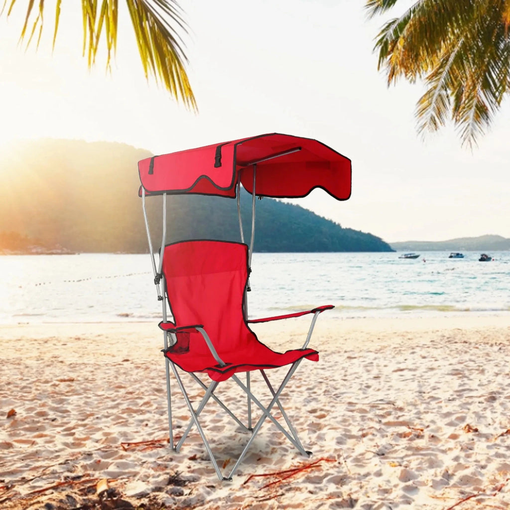 Foldable Beach Canopy Chair - Outdoors & Sports Tinker Time