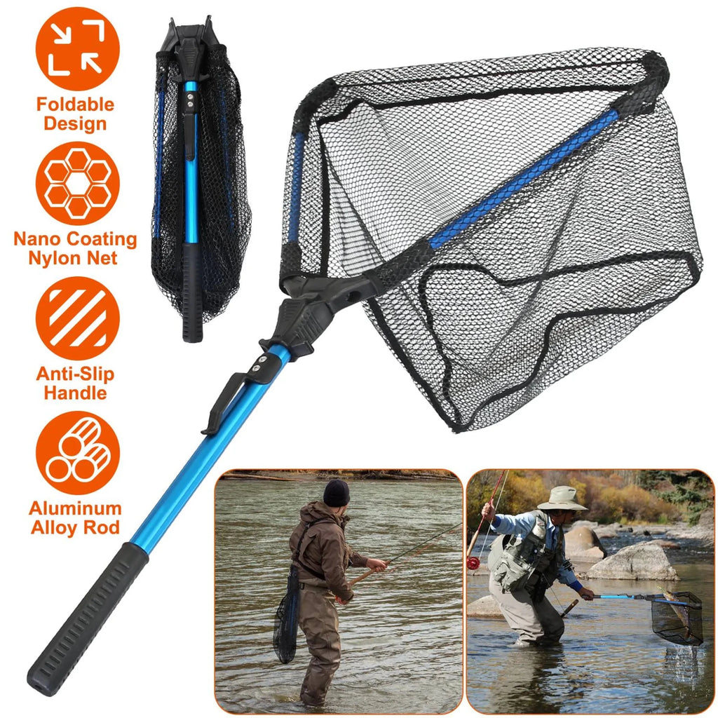 Foldable Fishing Net - Outdoors & Sports Tinker Time