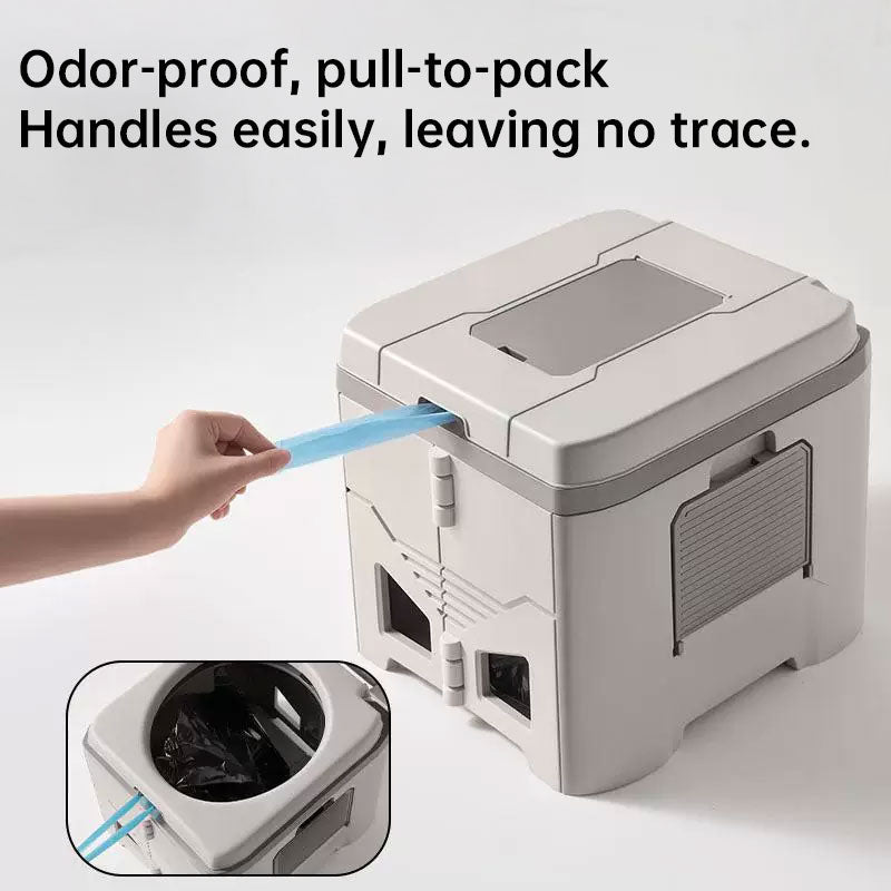 Foldable Portable Toilet for Car & Camping - Emergency Outdoor Stool with Odor-Proof Design, Adult Travel Toilet - Outdoors & Sports Tinker Time