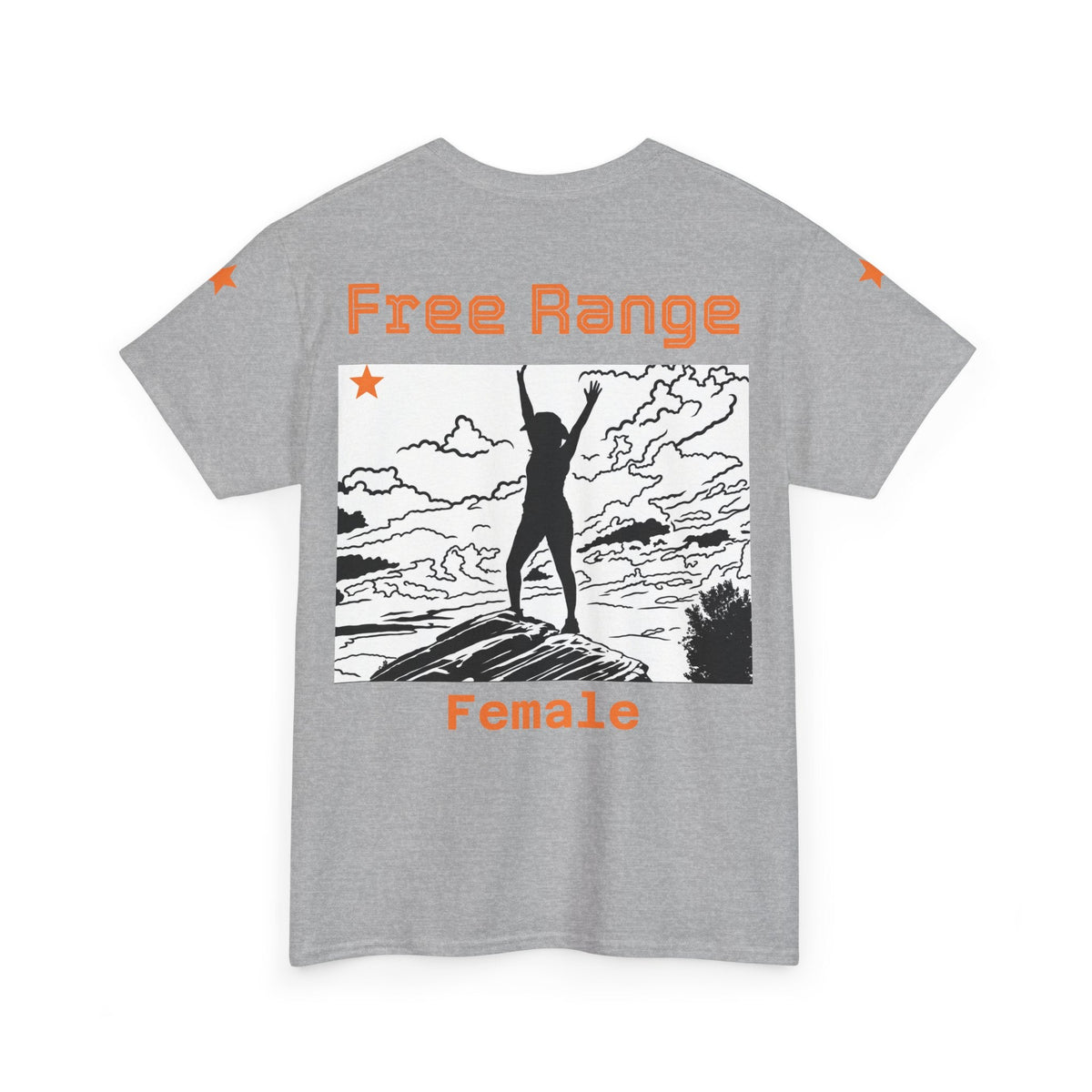 Free Range Female Outdoor Adventure T-Shirt - Outdoors & Sports Tinker Time
