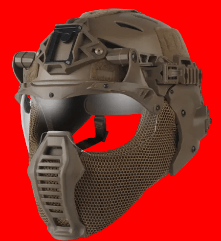Full Head Cover Modular Helmet - Outdoors & Sports Tinker Time
