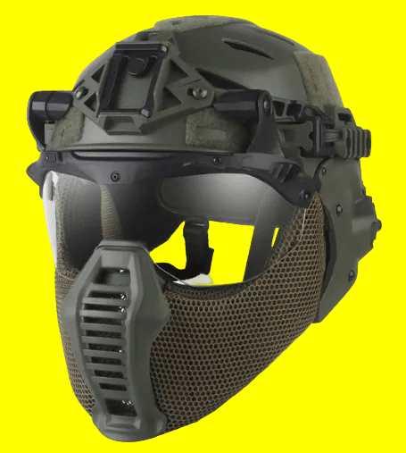 Modular Full Head Cover Helmet