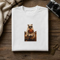 Ghost Raccoon Holding Jack-O'-Lantern T-Shirt - Outdoors & Sports Tinker Time