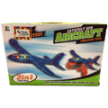 Gliding Foam Airplane with Gun Ejection Launcher, 3 Colors - Outdoors & Sports Tinker Time