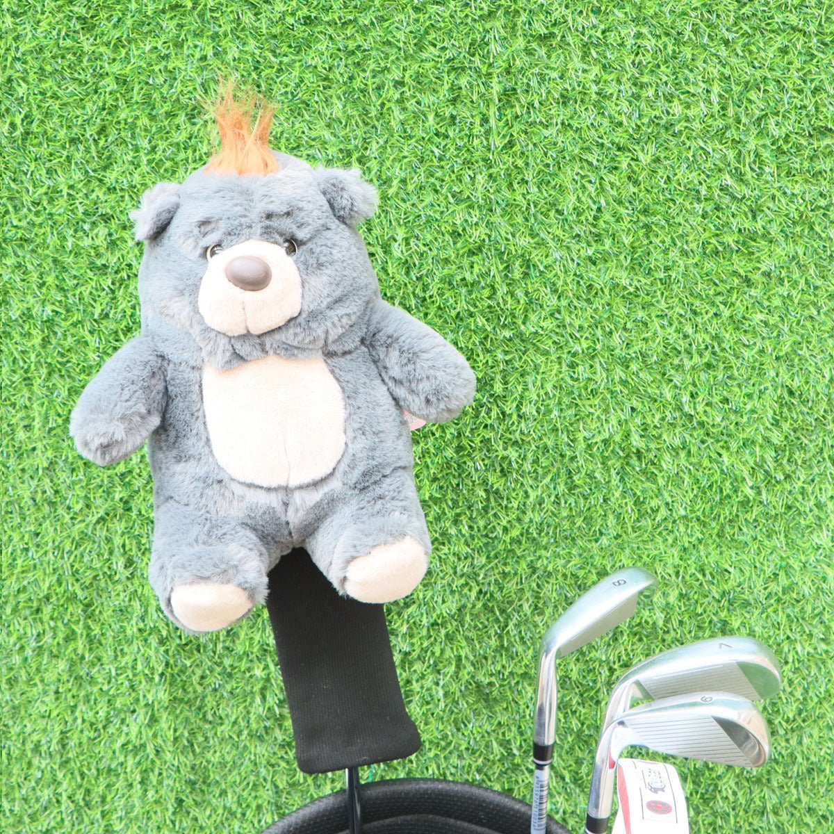 Golf club cover animal cap cover 3/5 wooden club cover - Outdoors & Sports Tinker Time