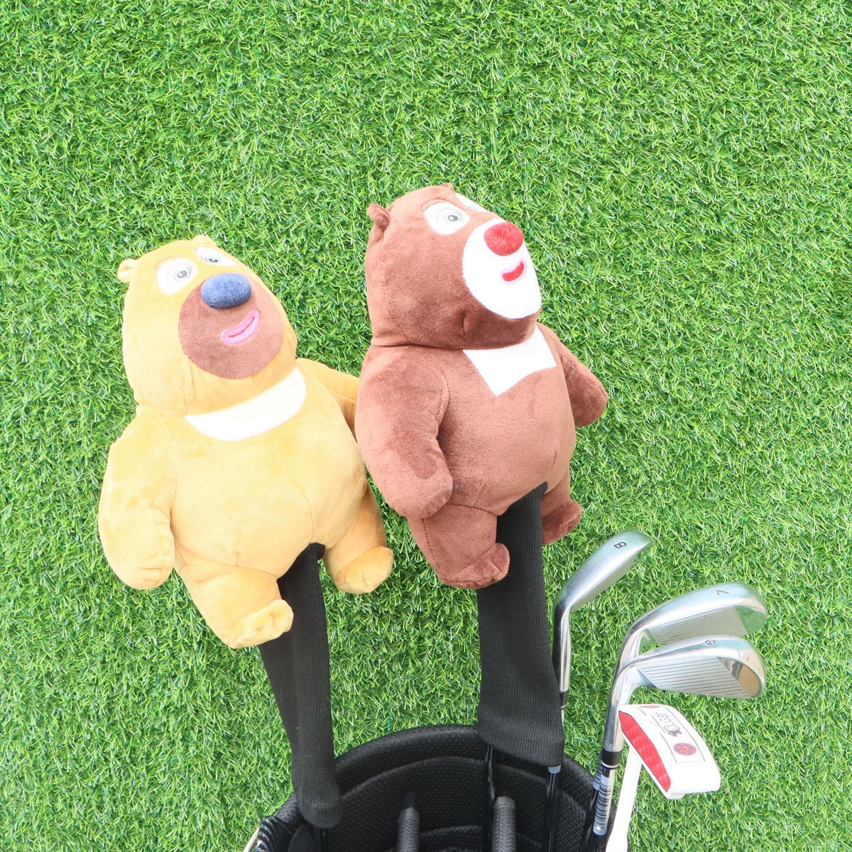 Golf club cover animal cap cover 3/5 wooden club cover - Outdoors & Sports Tinker Time