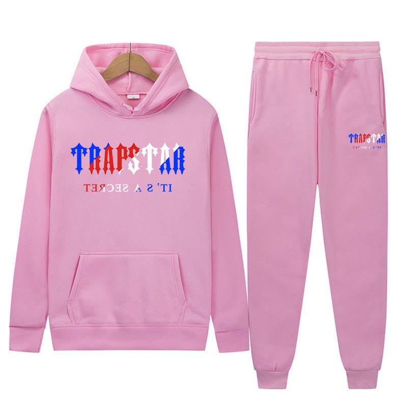 Graphic Print Hoodie and Pants Set Men Women Loose Tracksuit - Outdoors & Sports Tinker Time