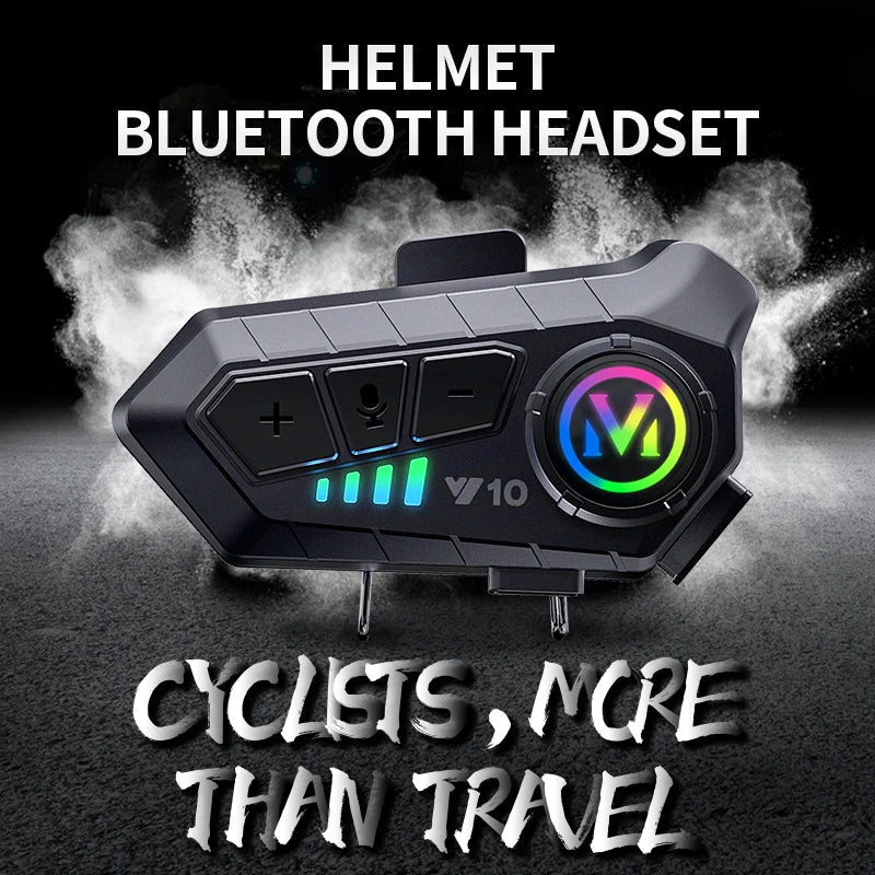Helmet Bluetooth Earphones Motorcycle Built in External Full Helmet Riding Delivery Half Helmet Special Rider Waterproof - Outdoors & Sports Tinker Time