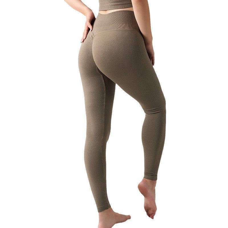 High Elastic Long Pants Women's Butt-Lifting Fitness Pants - Outdoors & Sports Tinker Time