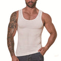 High-Elastic Nylon, Anti-StaticSeamless Men's Shaping Vest for Abdominal Support and Fitness Underwear - Outdoors & Sports Tinker Time
