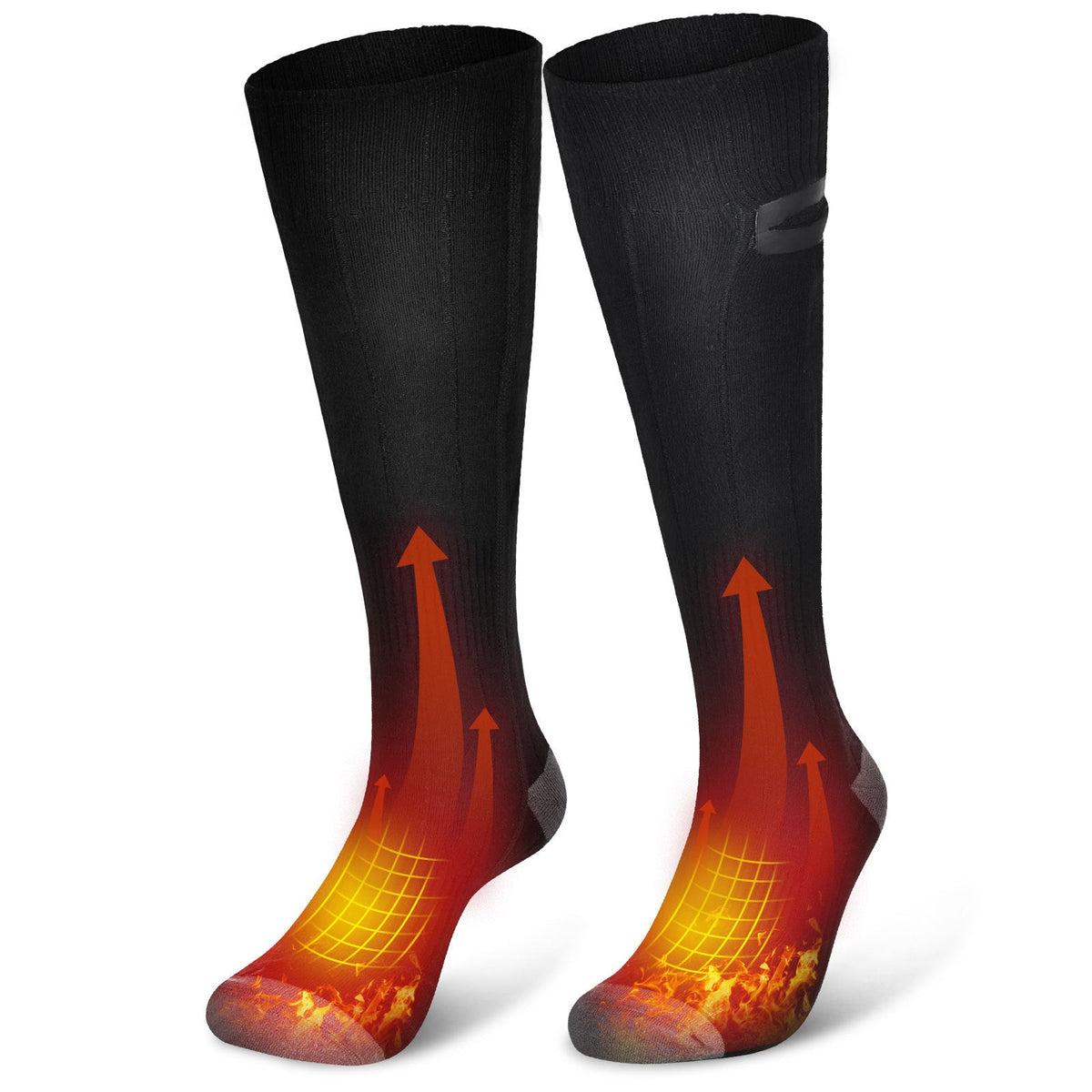 Hot socks with 3-speed electric heating, USB for men and women's foot warmers, winter electric heating and warm socks - Outdoors & Sports Tinker Time