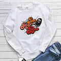 IM HER BOO letter spider web printed hoodie - Outdoors & Sports Tinker Time