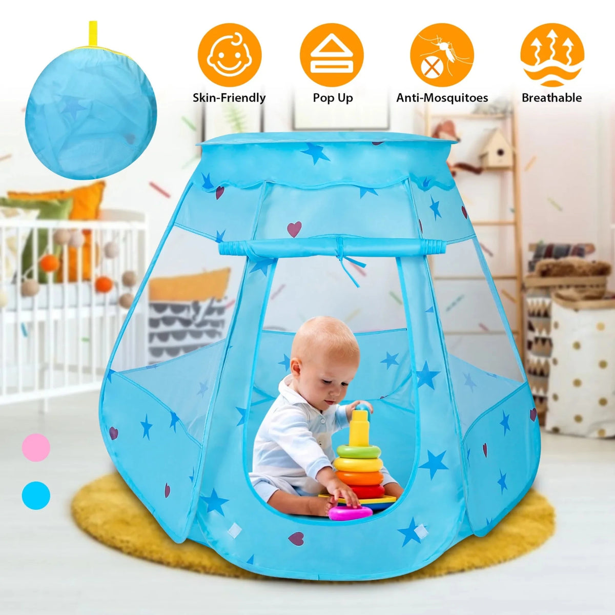 Kids Pop Up Game Tent - Outdoors & Sports Tinker Time