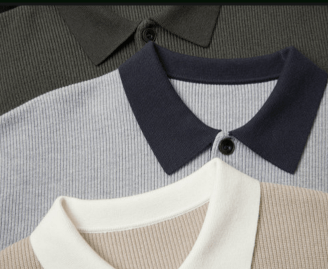Loose Casual Men's Long Sleeve Turn-Down Collar Knit Sweater - Outdoors & Sports Tinker Time