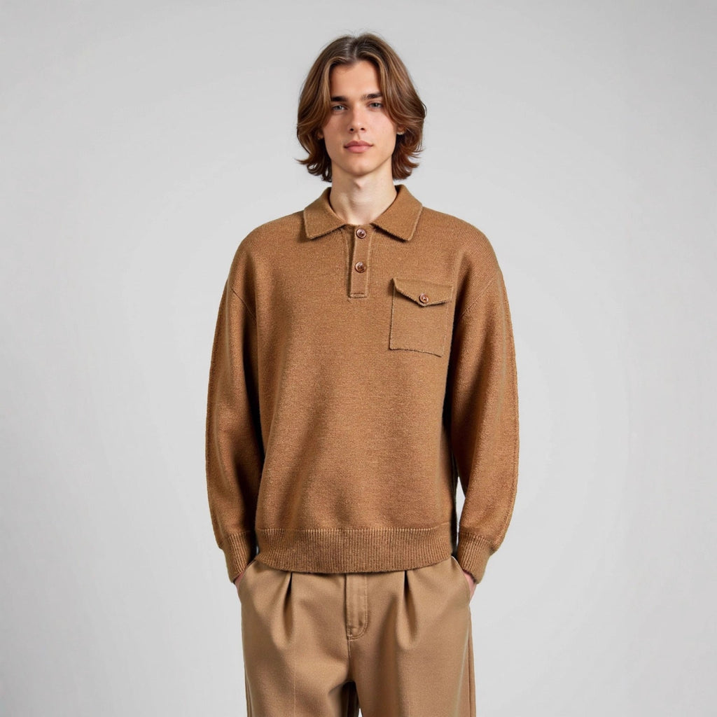 Loose collar sweater - Outdoors & Sports Tinker Time