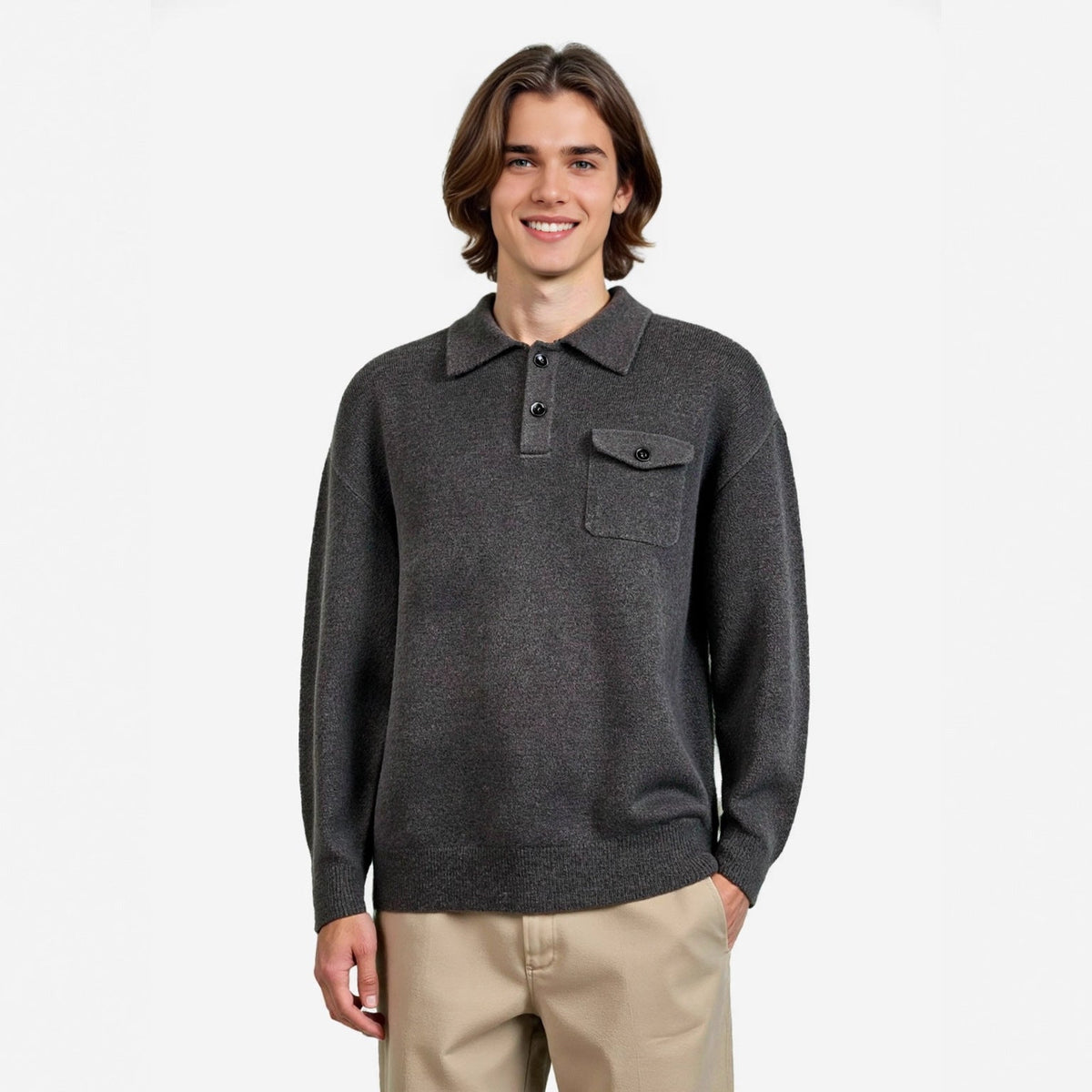 Loose collar sweater - Outdoors & Sports Tinker Time
