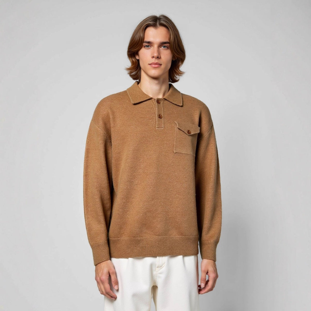 Loose collar sweater - Outdoors & Sports Tinker Time