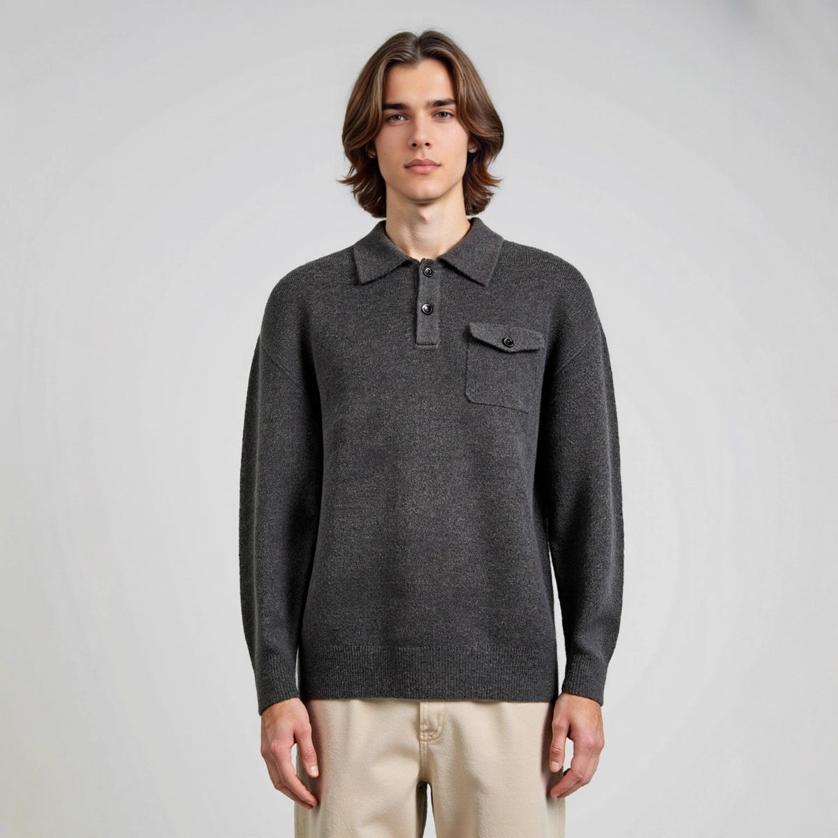 Loose collar sweater - Outdoors & Sports Tinker Time