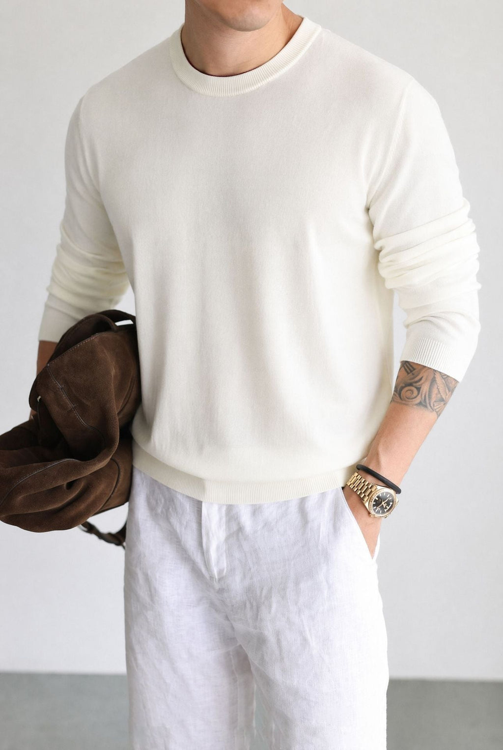 Loose round neck long sleeved sweater - Outdoors & Sports Tinker Time