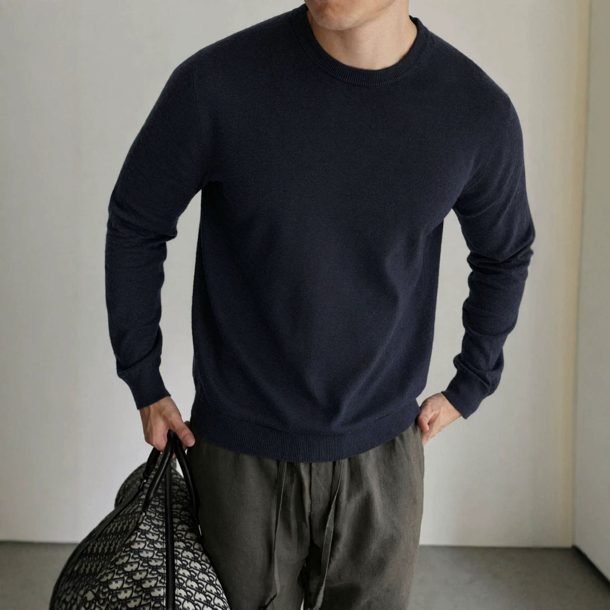 Loose round neck long sleeved sweater - Outdoors & Sports Tinker Time
