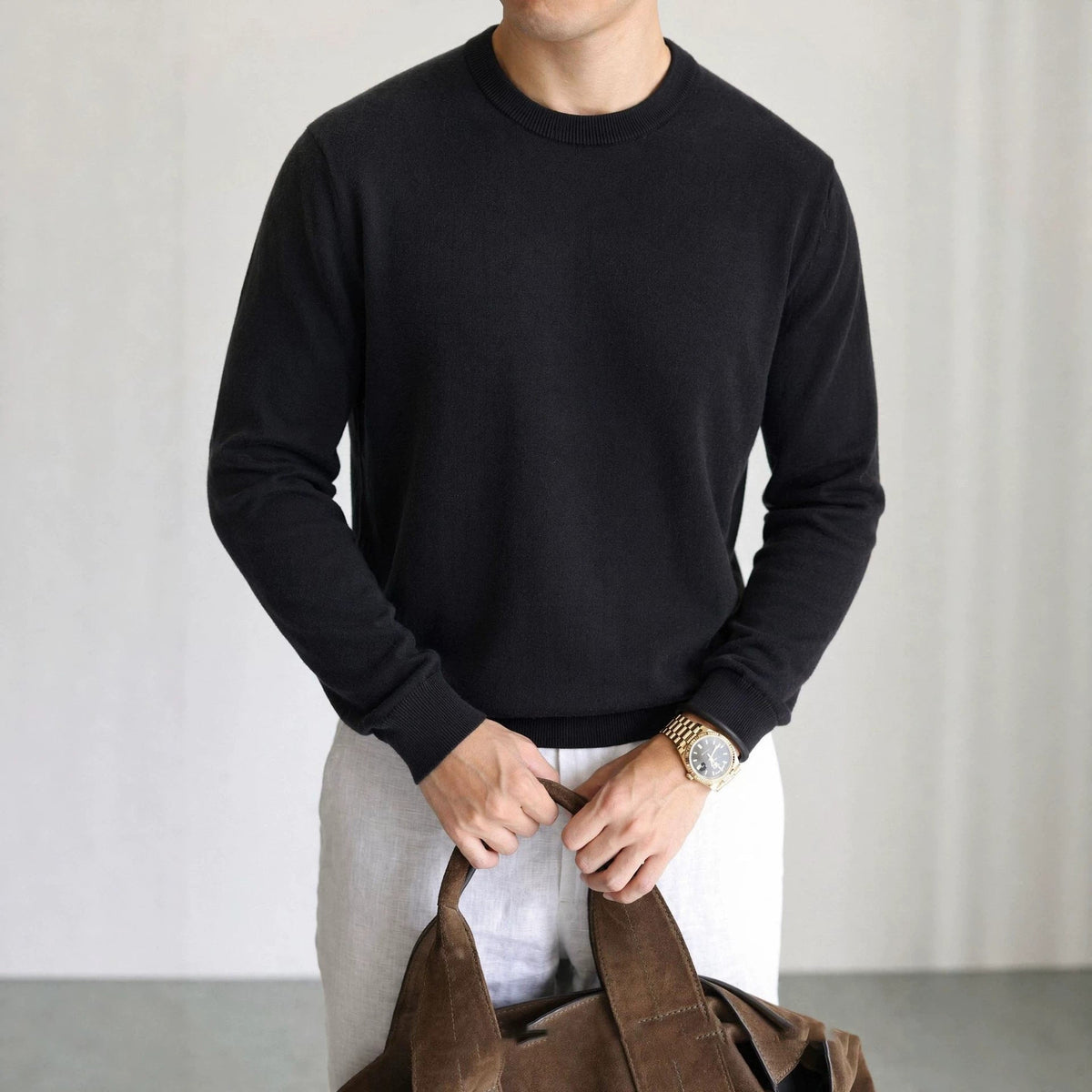 Loose round neck long sleeved sweater - Outdoors & Sports Tinker Time