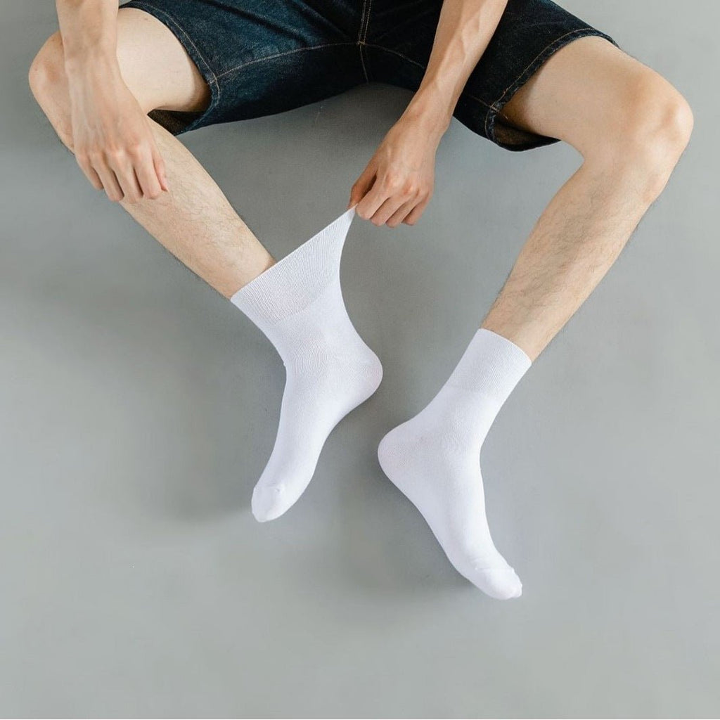 Loose thin style wide mouth thin cotton spring and summer men's cotton socks - Outdoors & Sports Tinker Time