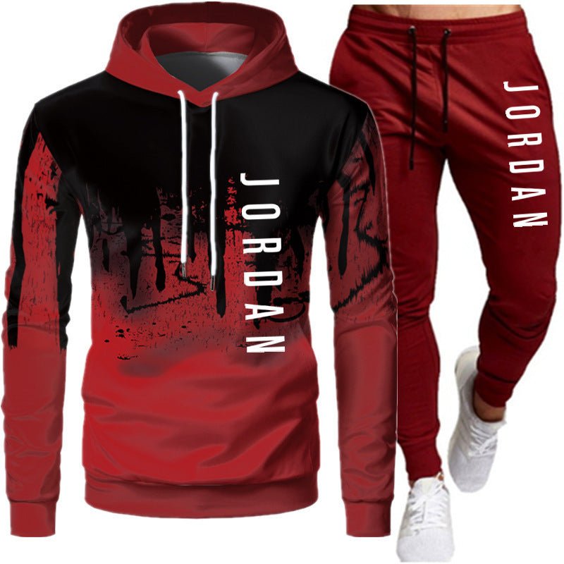 Men's 2-Piece Lightweight Hooded Sweatshirt and Jogger Set - Outdoors & Sports Tinker Time