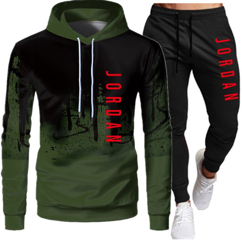 Men's 2-Piece Lightweight Hooded Sweatshirt and Jogger Set - Outdoors & Sports Tinker Time