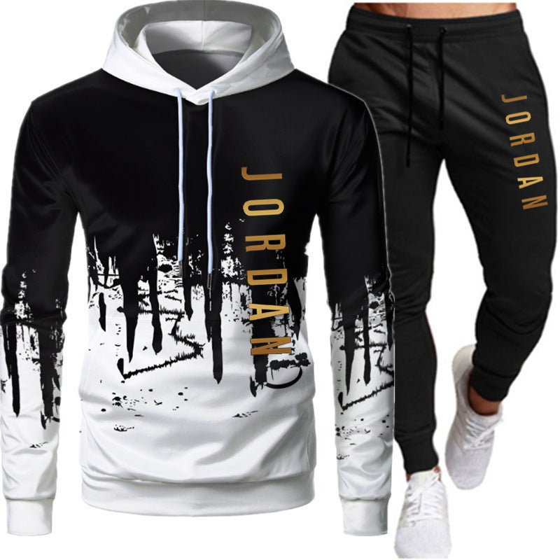 Men's 2-Piece Lightweight Hooded Sweatshirt and Jogger Set - Outdoors & Sports Tinker Time
