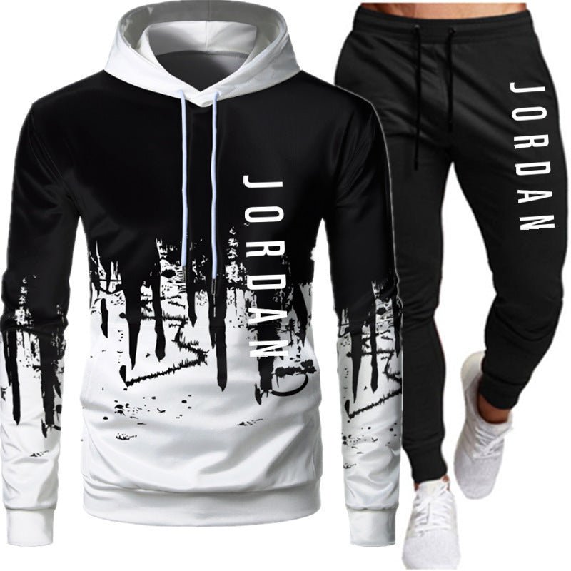 Men's 2-Piece Lightweight Hooded Sweatshirt and Jogger Set - Outdoors & Sports Tinker Time