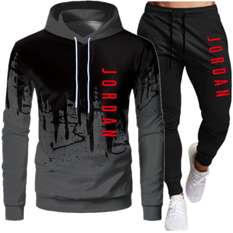 Men's 2-Piece Lightweight Hooded Sweatshirt and Jogger Set - Outdoors & Sports Tinker Time