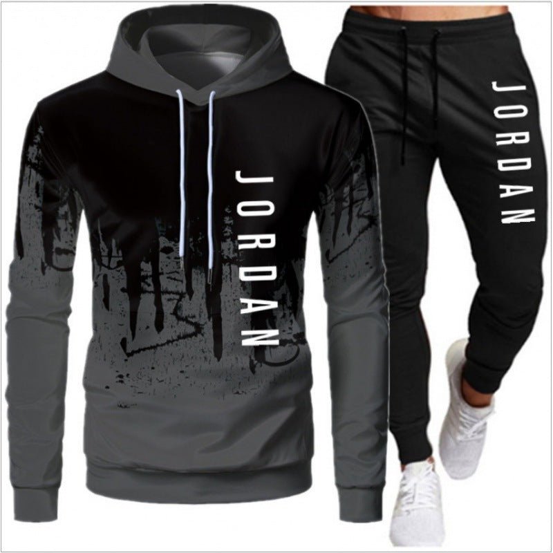 Men's 2-Piece Lightweight Hooded Sweatshirt and Jogger Set - Outdoors & Sports Tinker Time