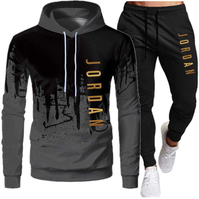 Men's 2-Piece Lightweight Hooded Sweatshirt and Jogger Set - Outdoors & Sports Tinker Time