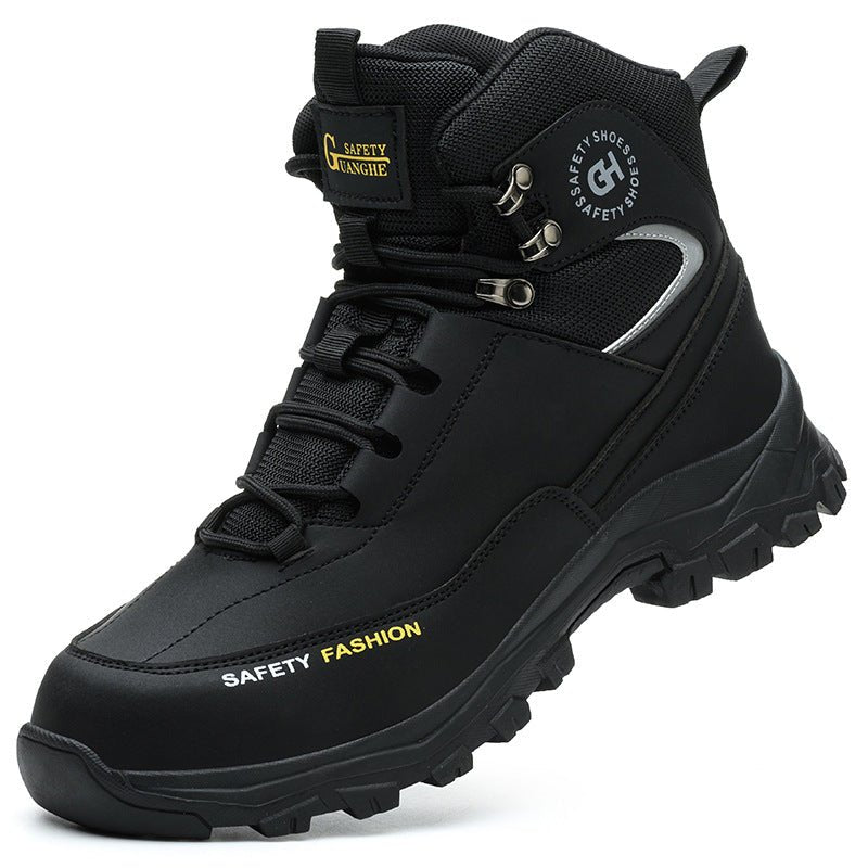 Men's anti smashing and anti piercing hiking work shoes are breathable for men - Outdoors & Sports Tinker Time