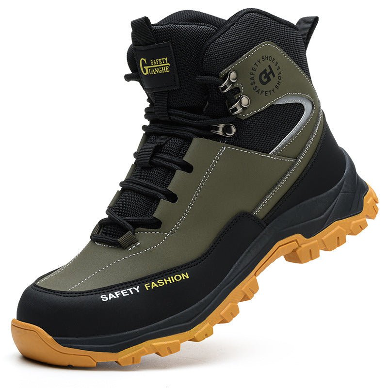 Men's anti smashing and anti piercing hiking work shoes are breathable for men - Outdoors & Sports Tinker Time