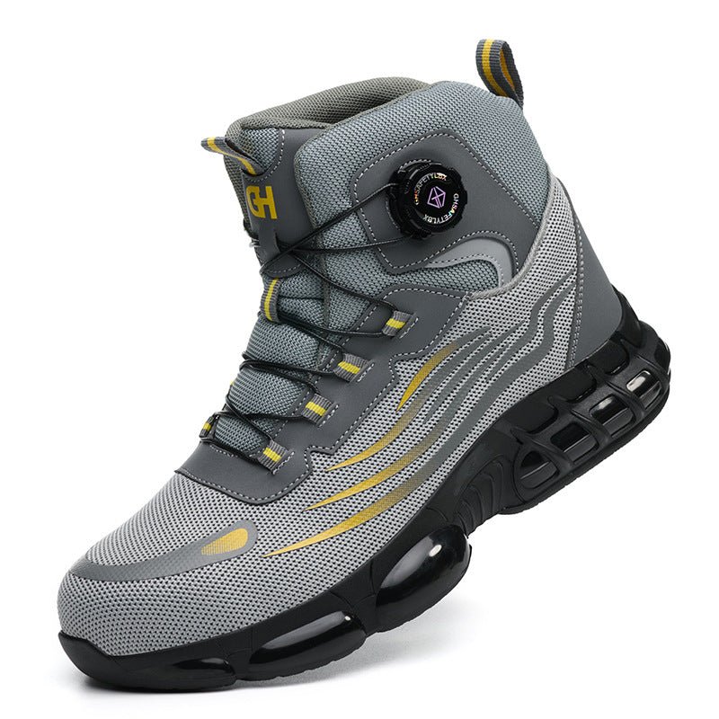 Men's anti smashing and anti piercing hiking work shoes are breathable for men - Outdoors & Sports Tinker Time